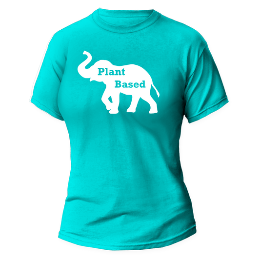 Plant Based Elephant [Teal]